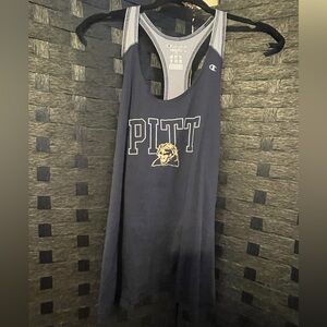 Champion NCAA Pitt Pittsburgh Panthers Womens Epic Tank Sz XL